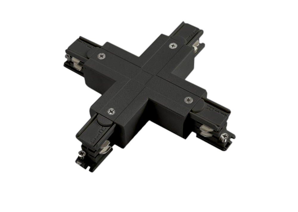 3-Phasen X-Verbinder eckig  3x230V max. 16A; schwarz