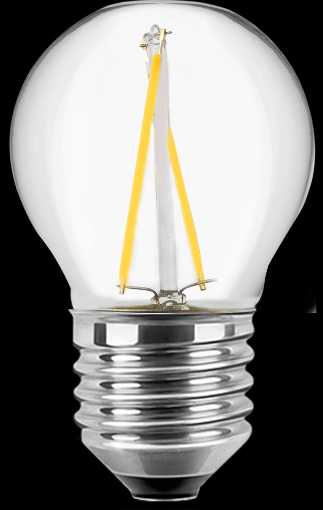 LED-Tropfenlampen mit Filament-Technologie E14/E27