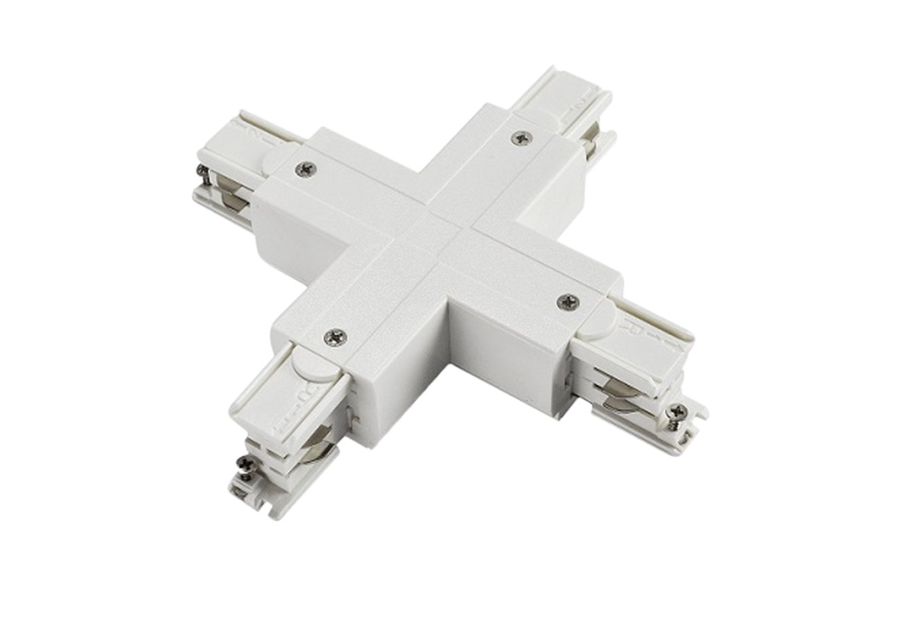 3-Phasen X-Verbinder eckig  3x230V max. 16A; weiß