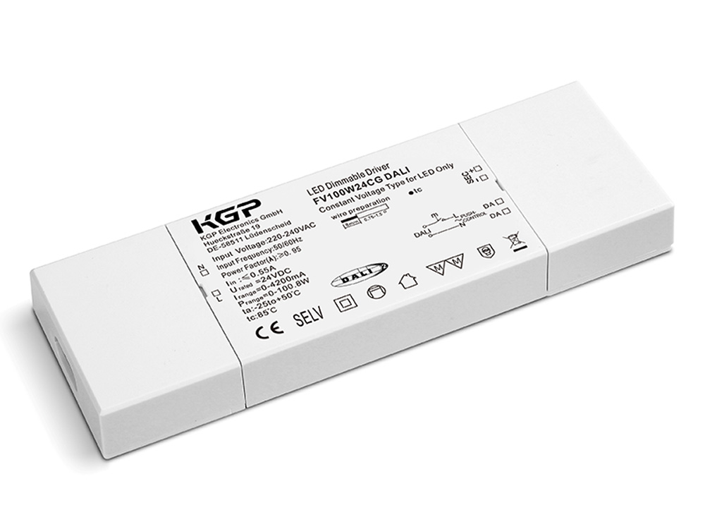 KGP-DALI-LED-Konstantspannungs-Treiber 0-100W 24V IP20